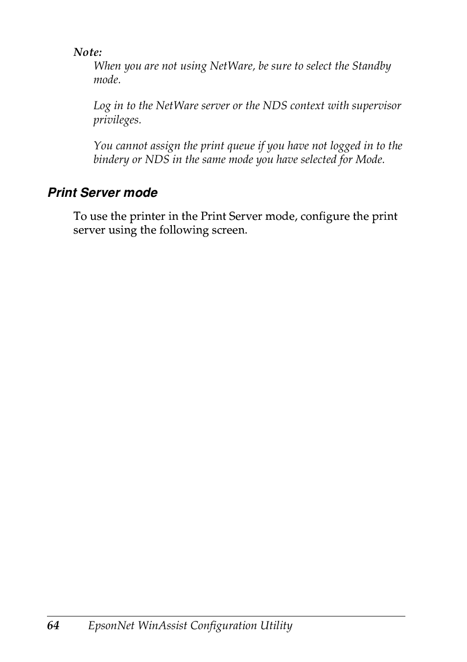 Epson EPL-N7000 User Manual | Page 64 / 274