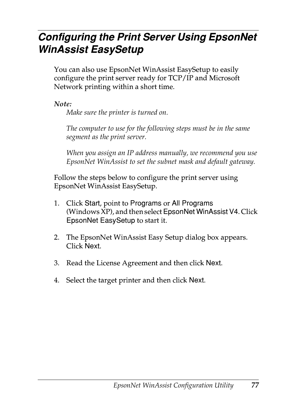 Epson EPL-N7000 User Manual | Page 77 / 274
