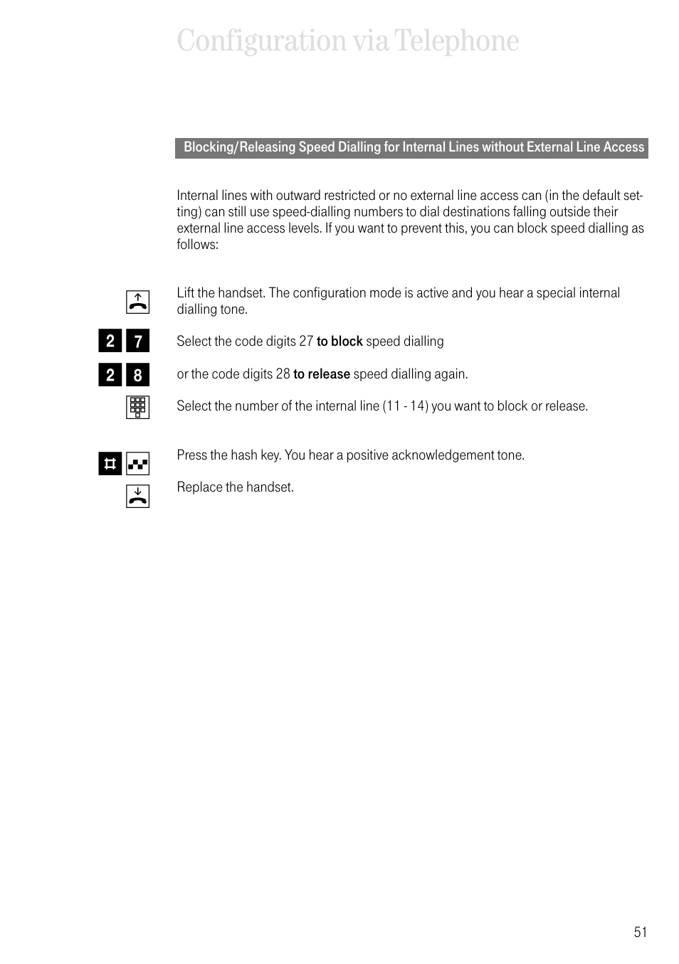 Configuration via telephone, B2 7 2 8 t # q d | Deutsche Telekom T-Eumex 504PC SE User Manual | Page 59 / 120