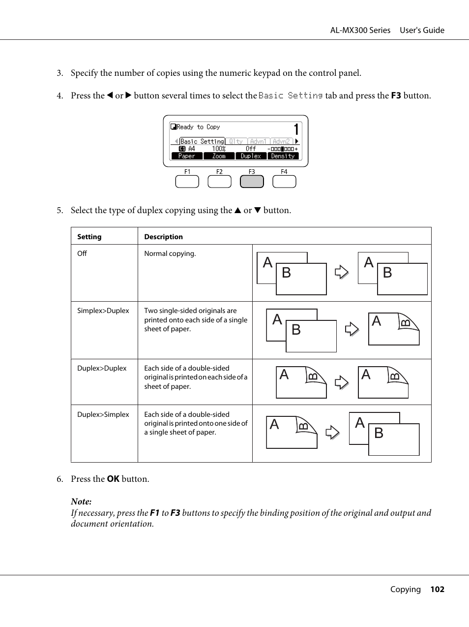 Epson WorkForce AL-MX300DN User Manual | Page 102 / 287