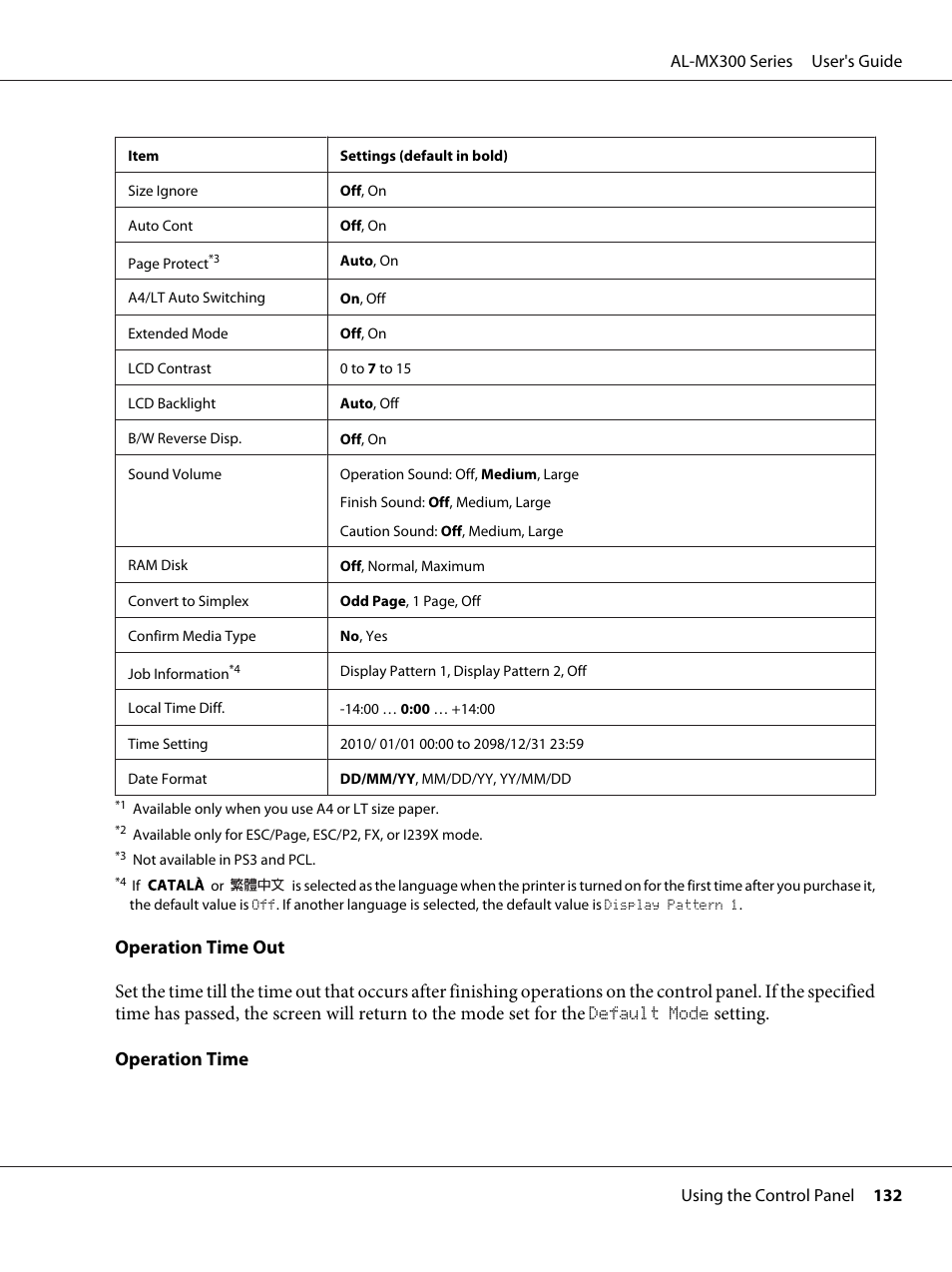 Epson WorkForce AL-MX300DN User Manual | Page 132 / 287