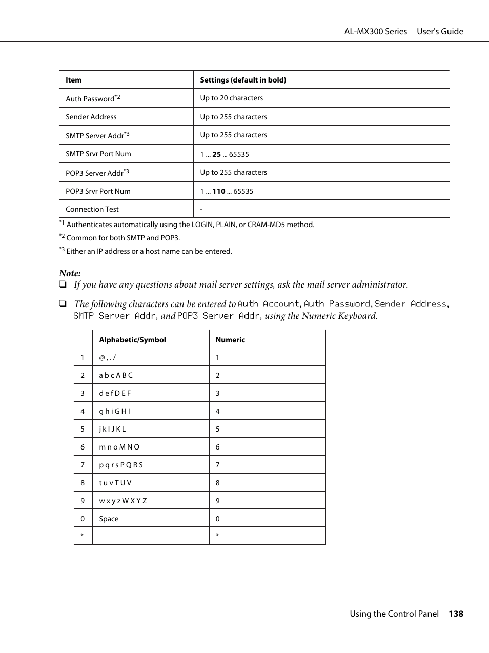 Epson WorkForce AL-MX300DN User Manual | Page 138 / 287