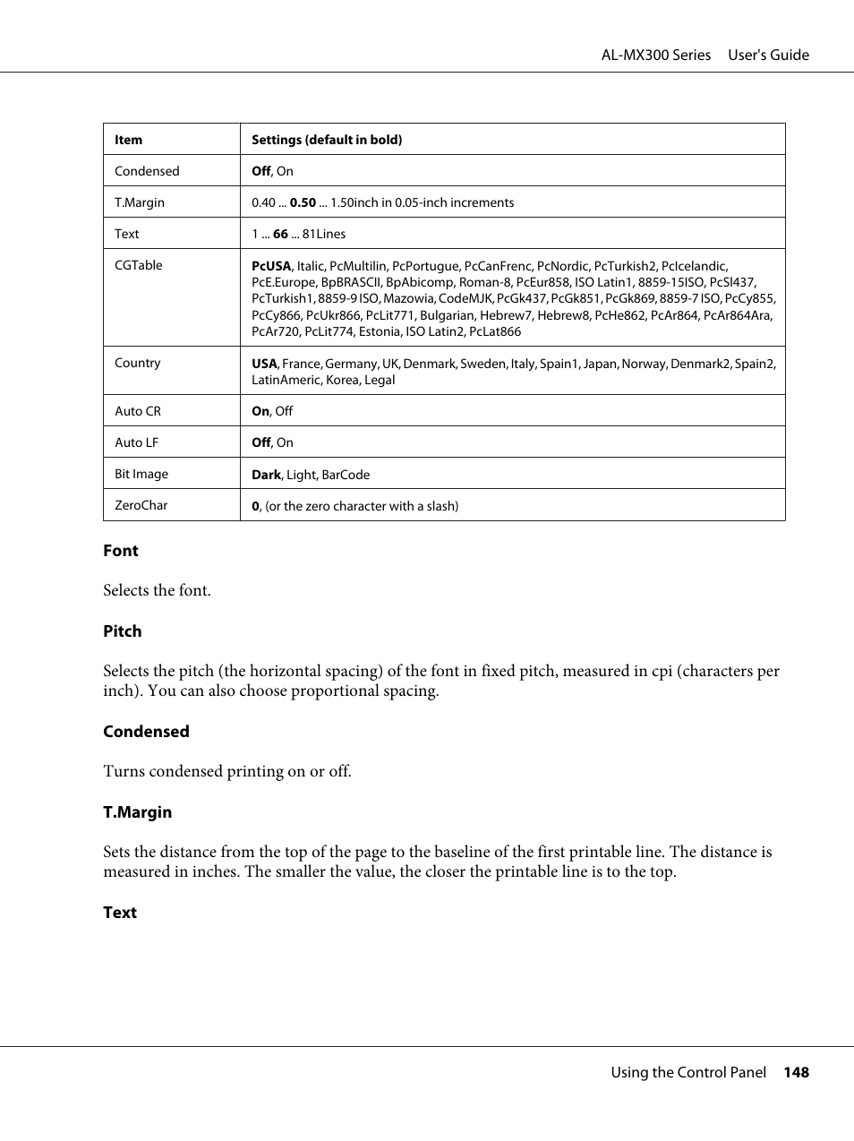 Epson WorkForce AL-MX300DN User Manual | Page 148 / 287