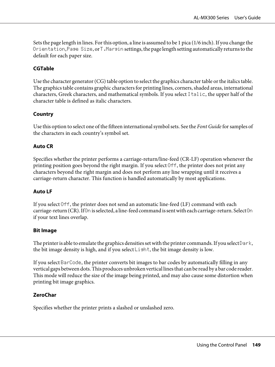 Epson WorkForce AL-MX300DN User Manual | Page 149 / 287