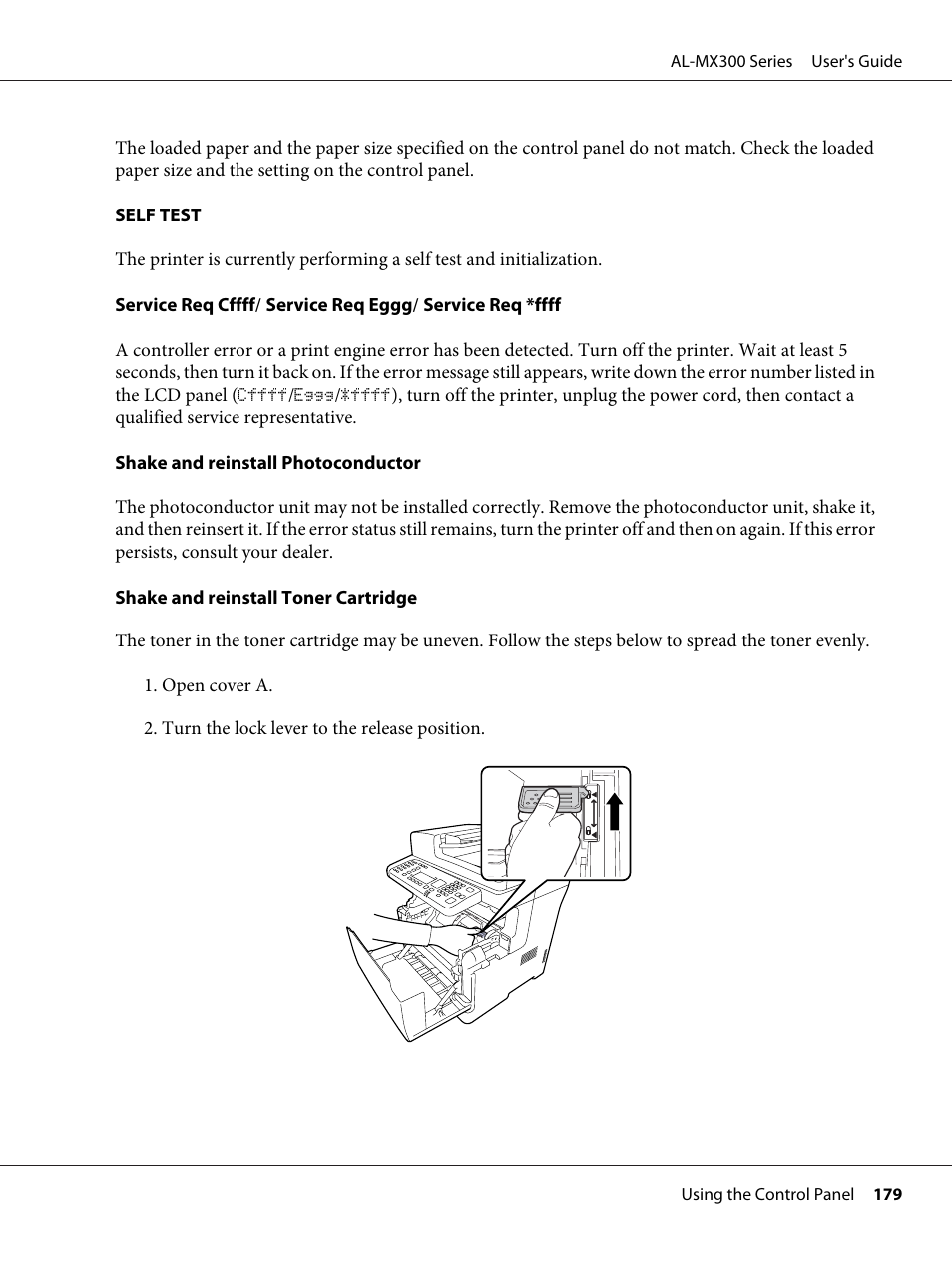 Epson WorkForce AL-MX300DN User Manual | Page 179 / 287