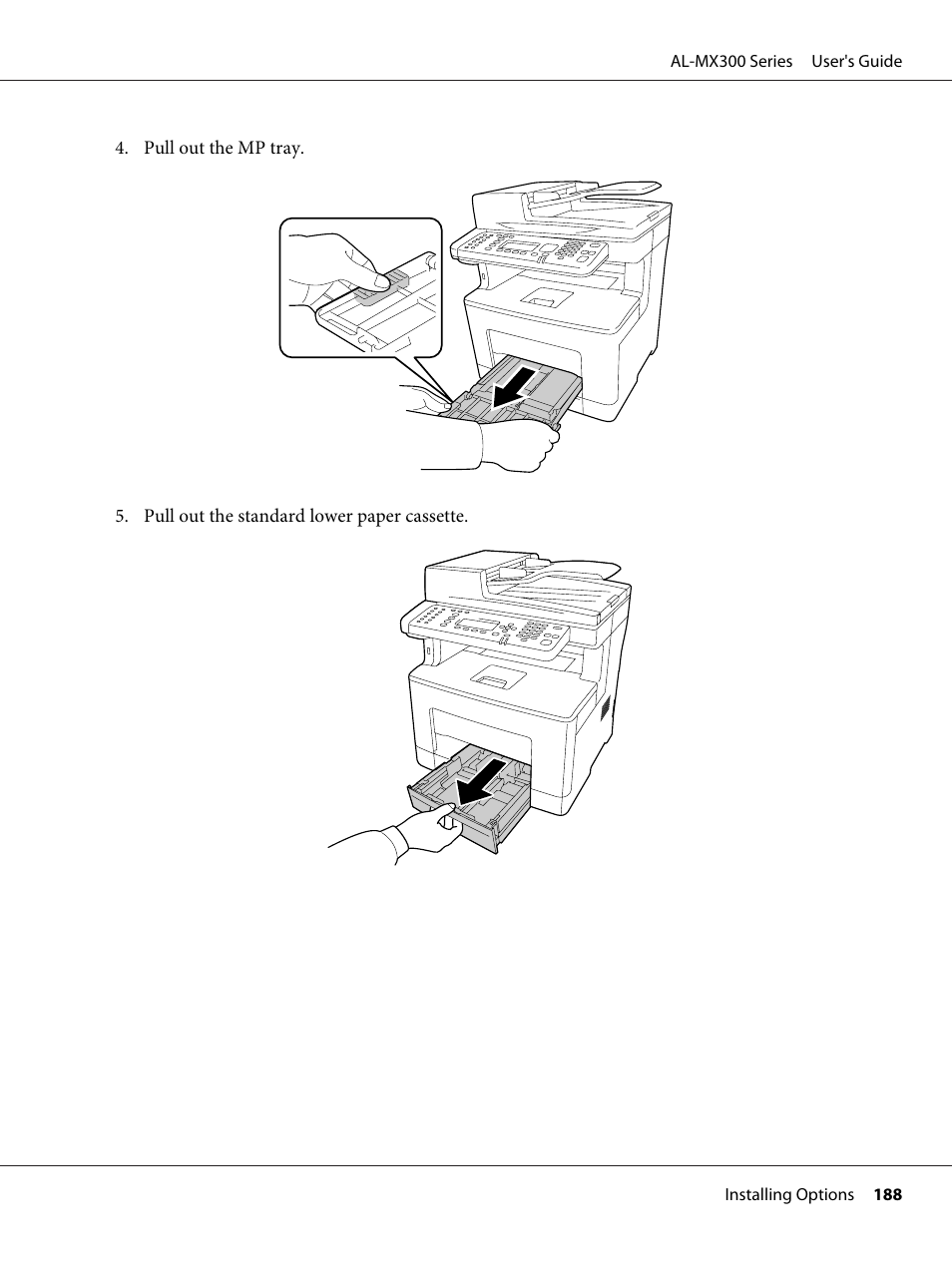 Epson WorkForce AL-MX300DN User Manual | Page 188 / 287