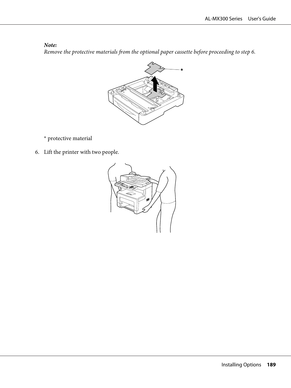 Epson WorkForce AL-MX300DN User Manual | Page 189 / 287