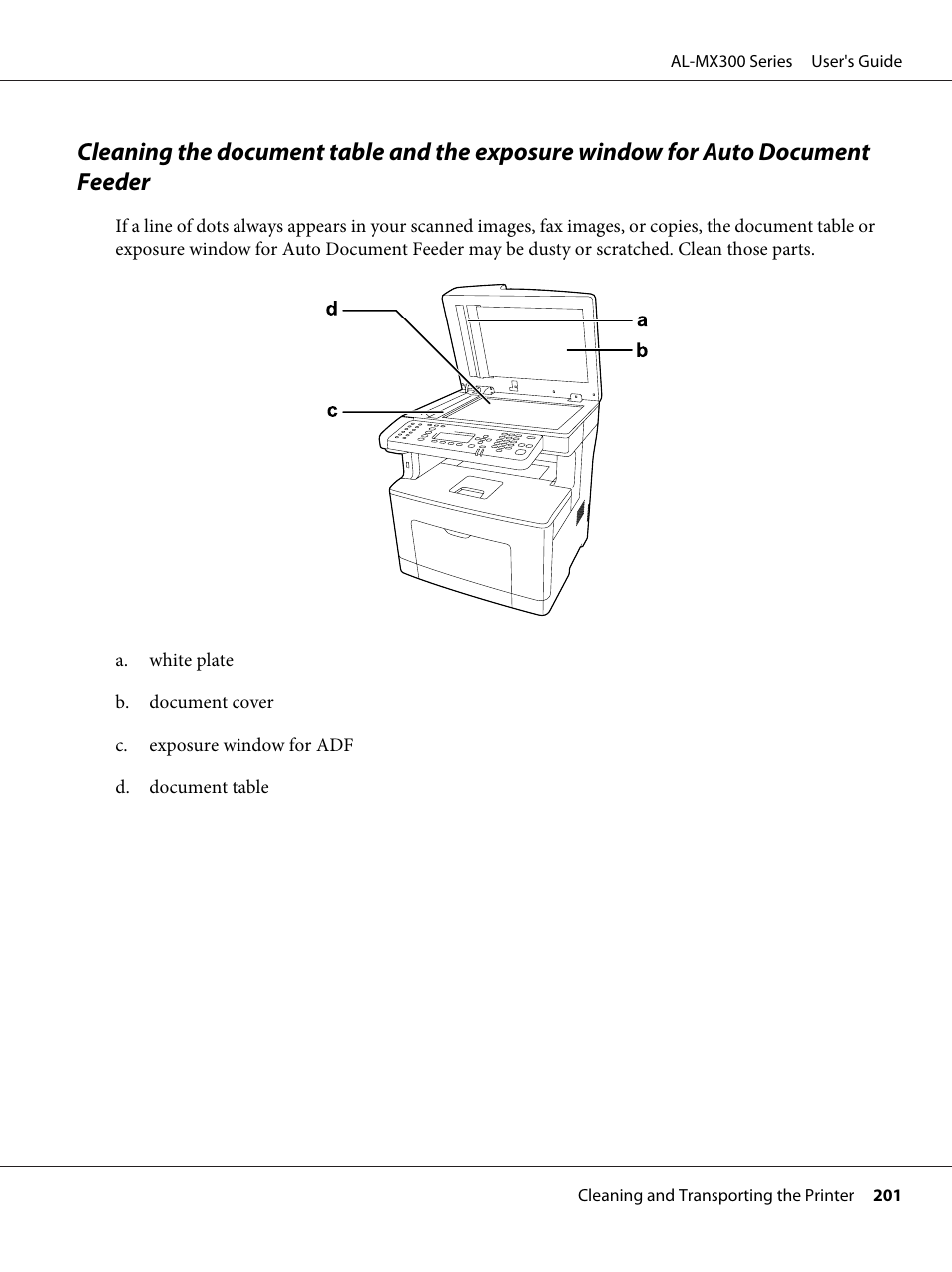 Epson WorkForce AL-MX300DN User Manual | Page 201 / 287