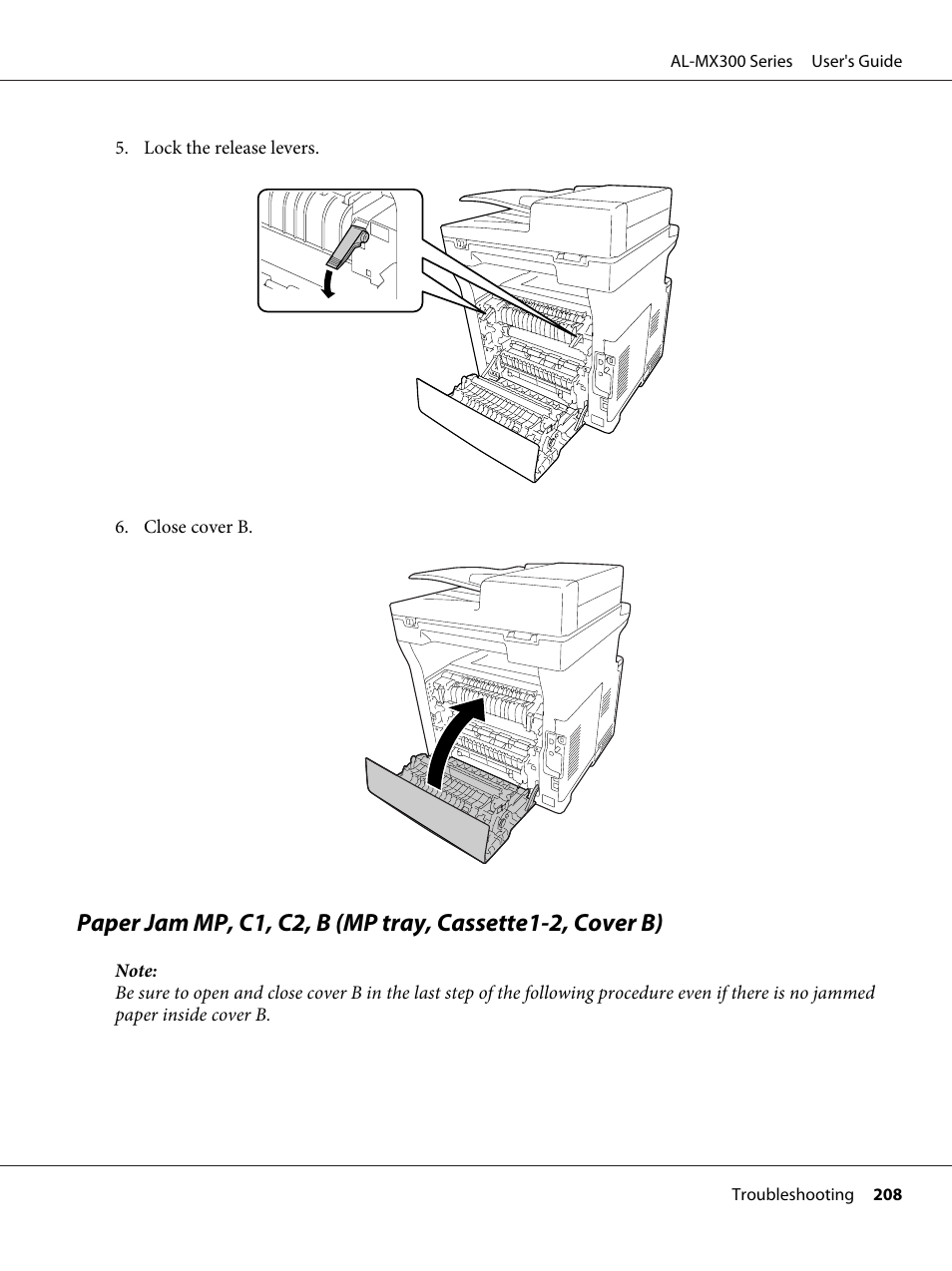 Epson WorkForce AL-MX300DN User Manual | Page 208 / 287