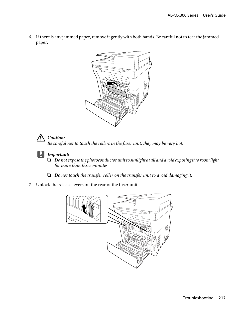 Epson WorkForce AL-MX300DN User Manual | Page 212 / 287