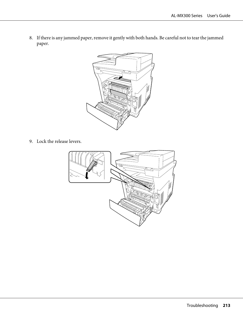 Epson WorkForce AL-MX300DN User Manual | Page 213 / 287