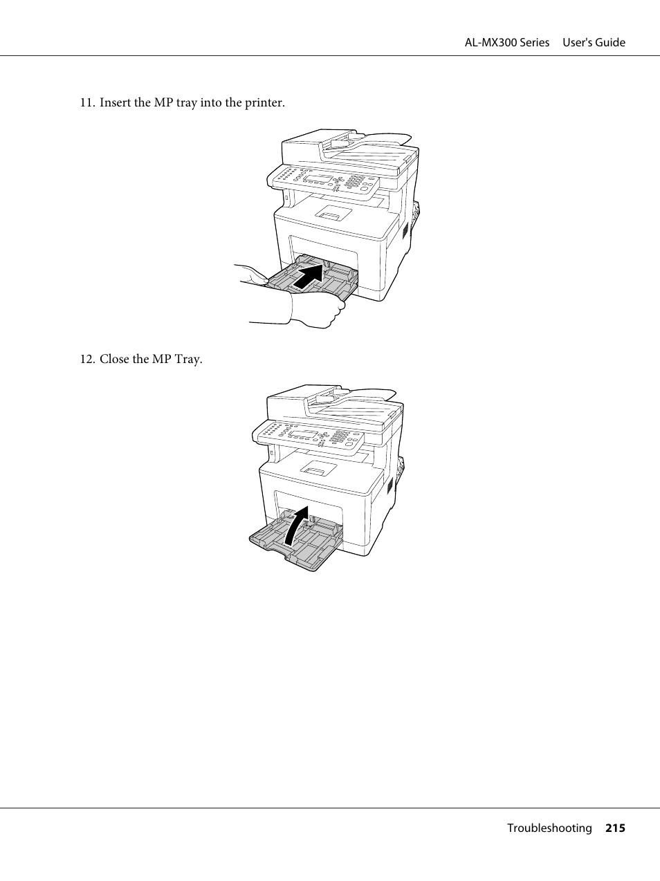 Epson WorkForce AL-MX300DN User Manual | Page 215 / 287