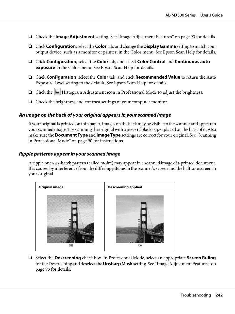 Epson WorkForce AL-MX300DN User Manual | Page 242 / 287