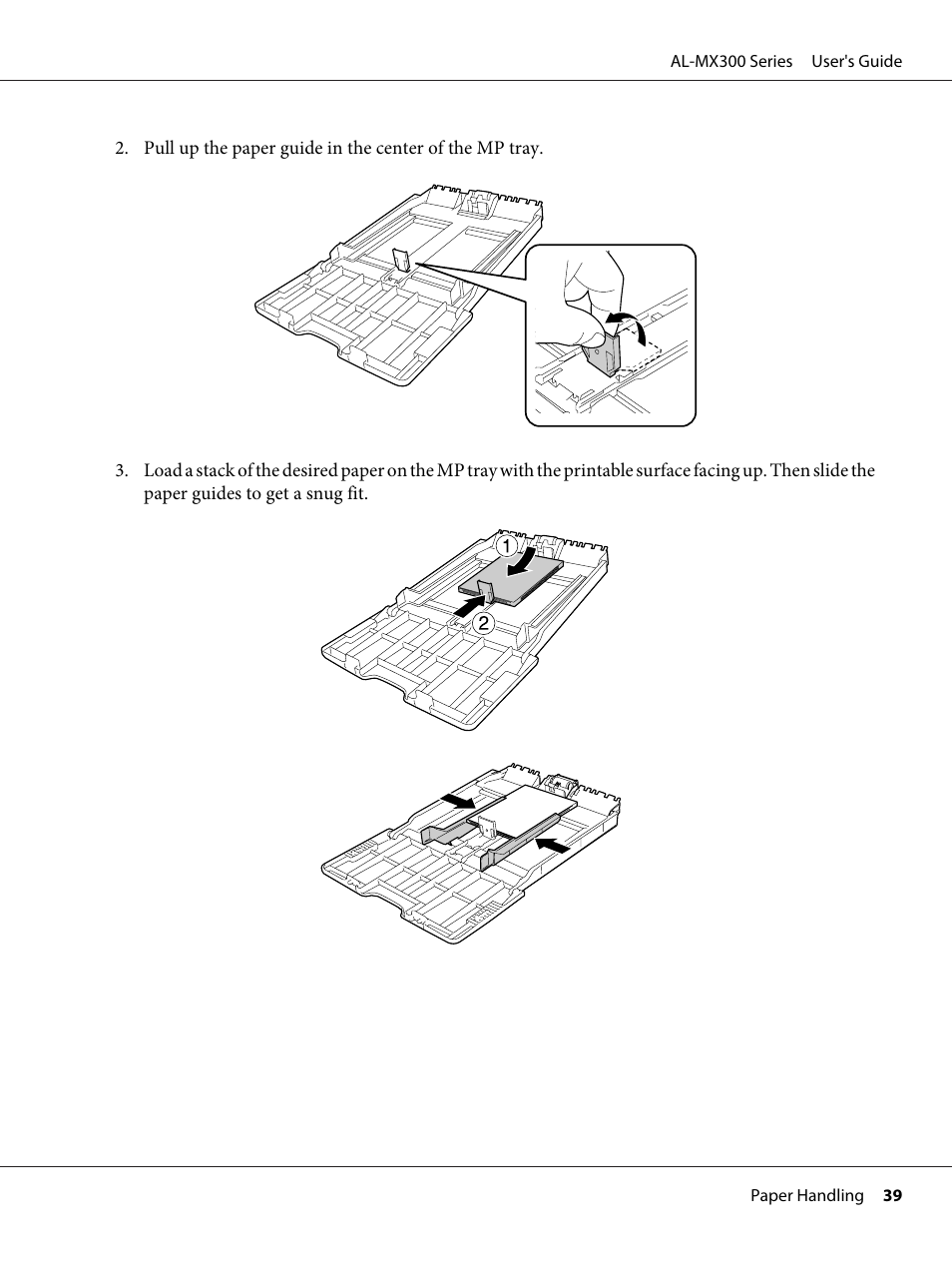 Epson WorkForce AL-MX300DN User Manual | Page 39 / 287