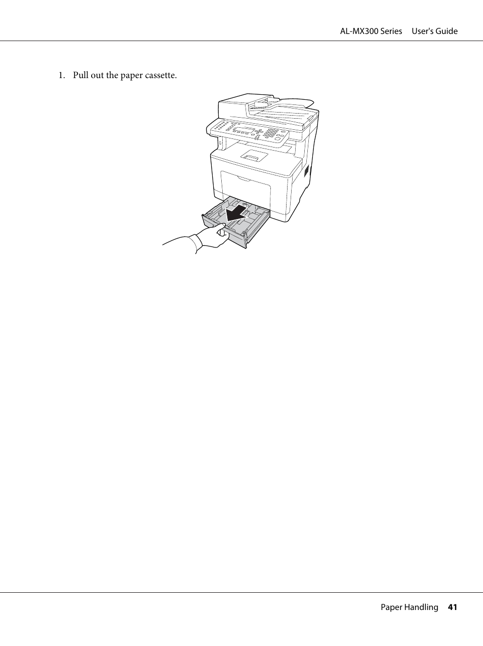 Epson WorkForce AL-MX300DN User Manual | Page 41 / 287