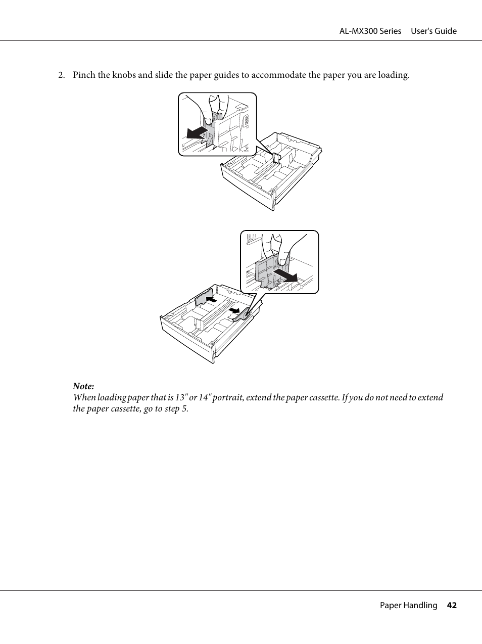 Epson WorkForce AL-MX300DN User Manual | Page 42 / 287