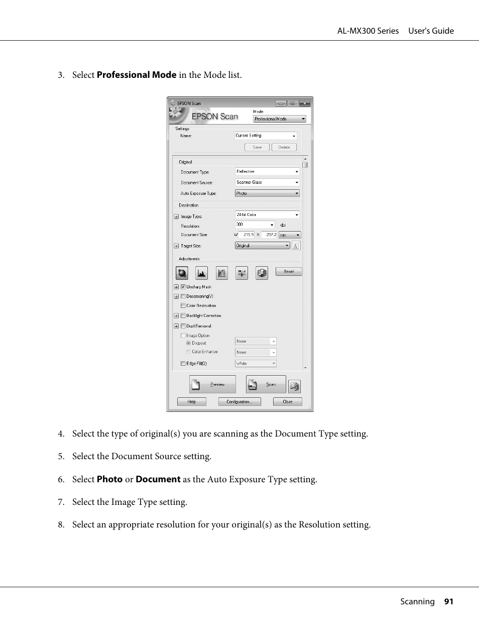 Epson WorkForce AL-MX300DN User Manual | Page 91 / 287