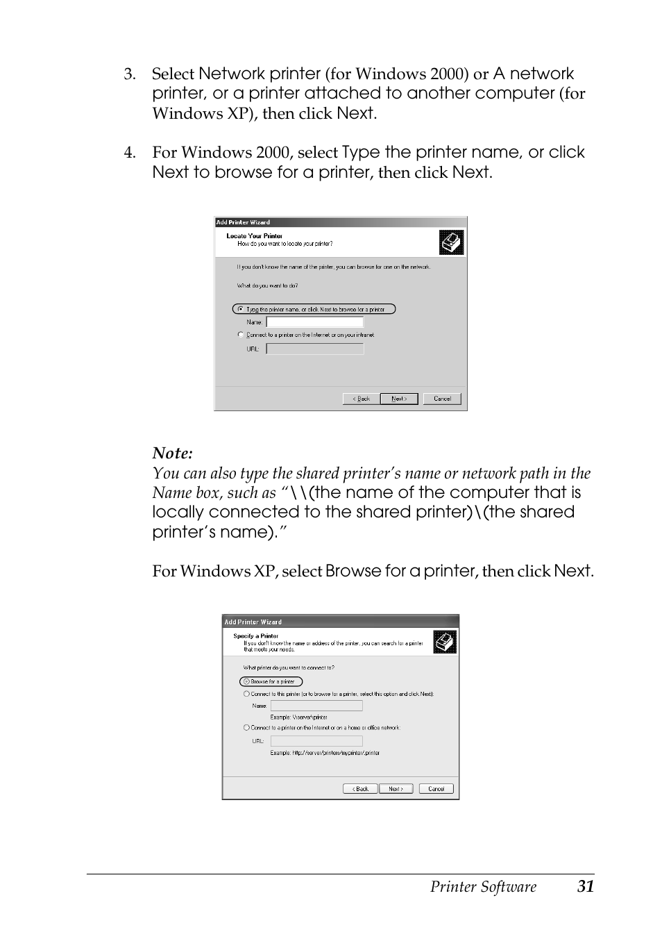 Epson DFX-9000 User Manual | Page 31 / 48