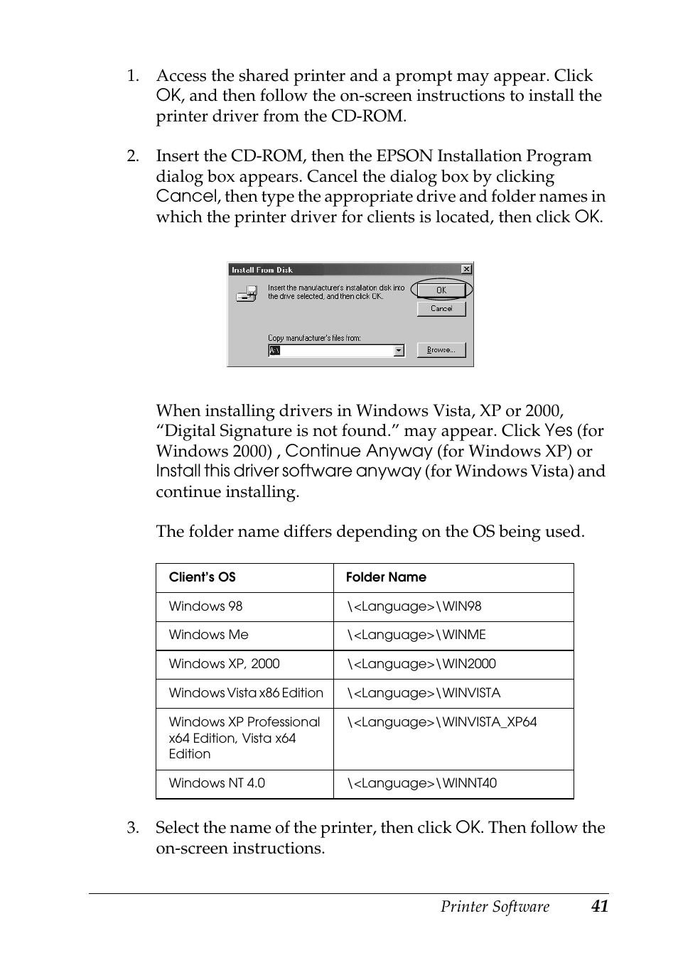 Epson DFX-9000 User Manual | Page 41 / 48