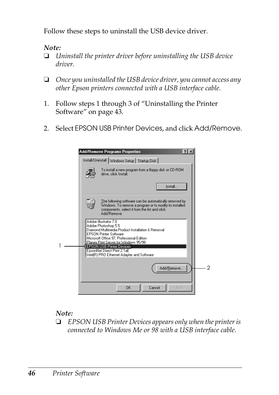 Epson DFX-9000 User Manual | Page 46 / 48