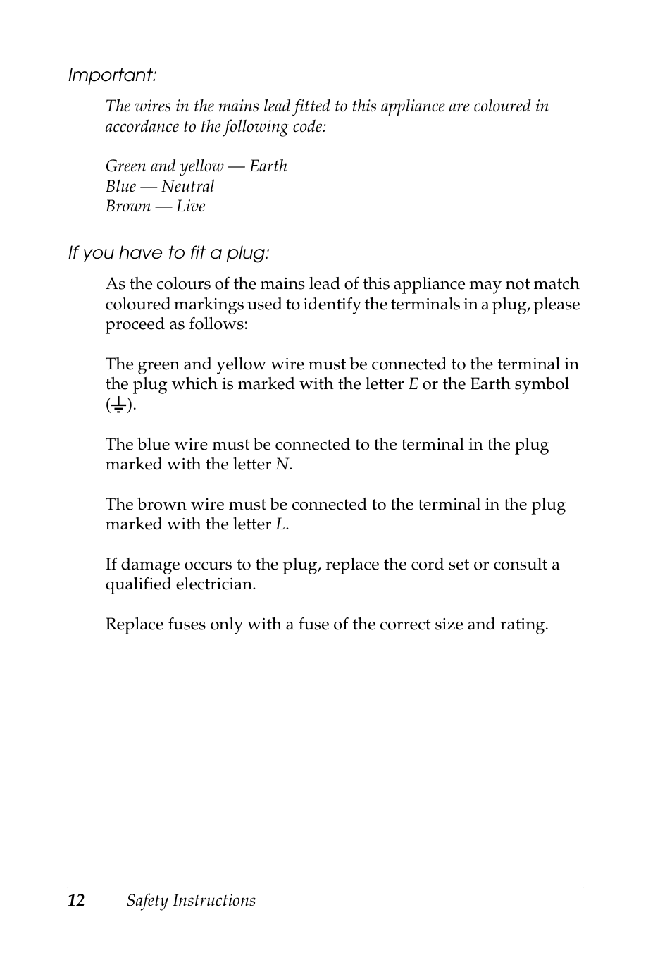 Epson DFX-9000 User Manual | Page 12 / 198