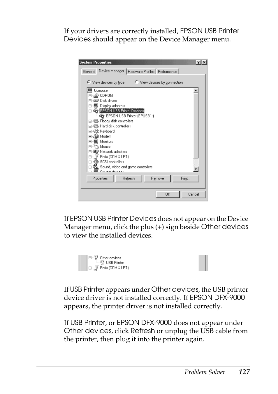 Epson DFX-9000 User Manual | Page 127 / 198