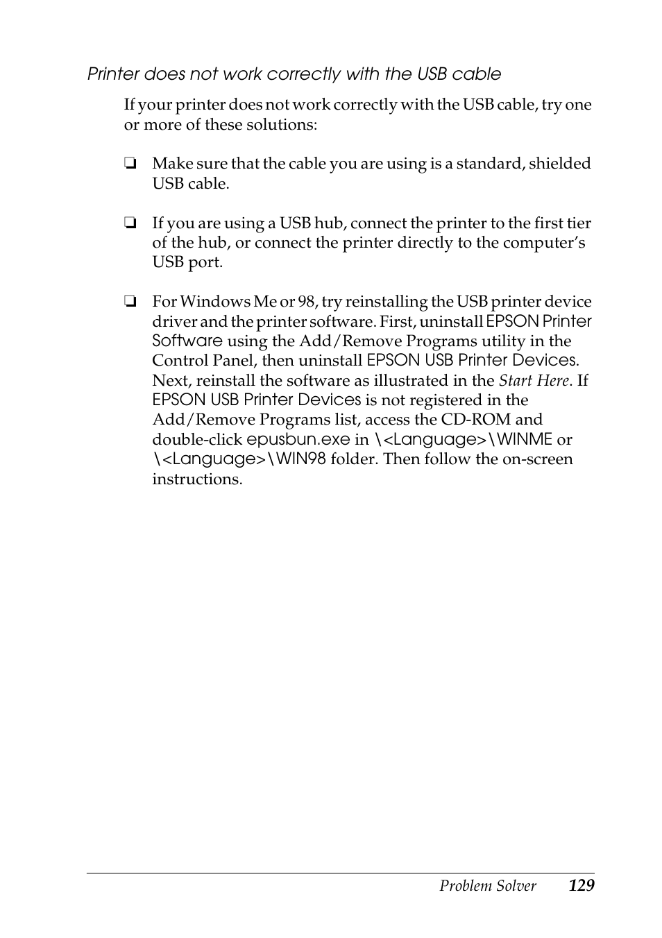 Epson DFX-9000 User Manual | Page 129 / 198