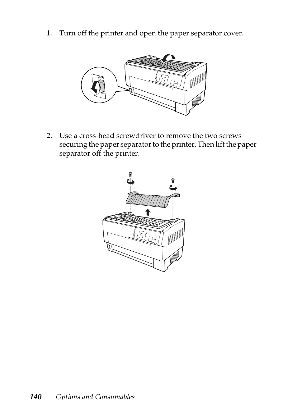 Epson DFX-9000 User Manual | Page 140 / 198