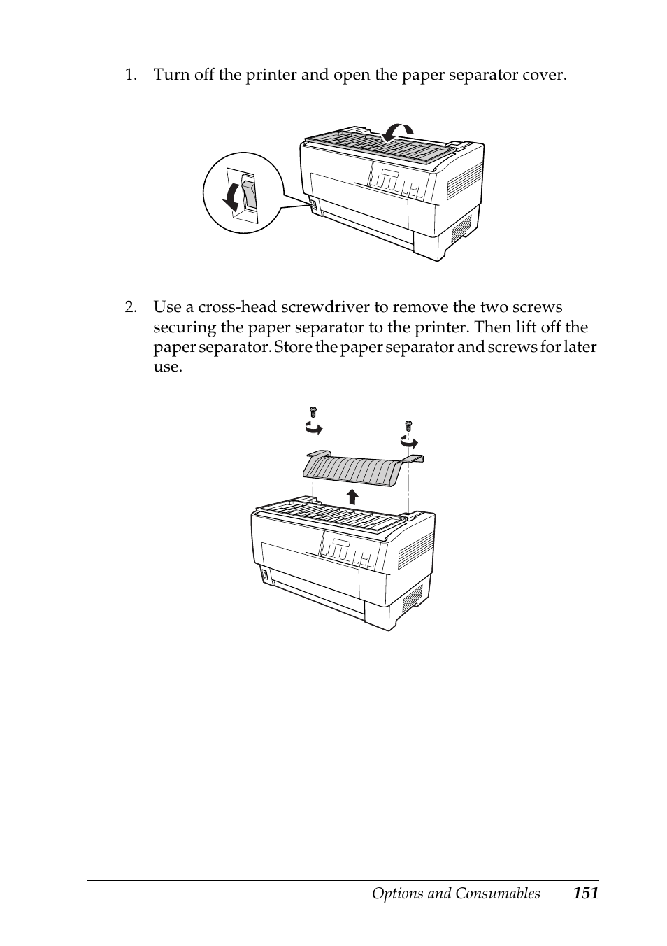 Epson DFX-9000 User Manual | Page 151 / 198