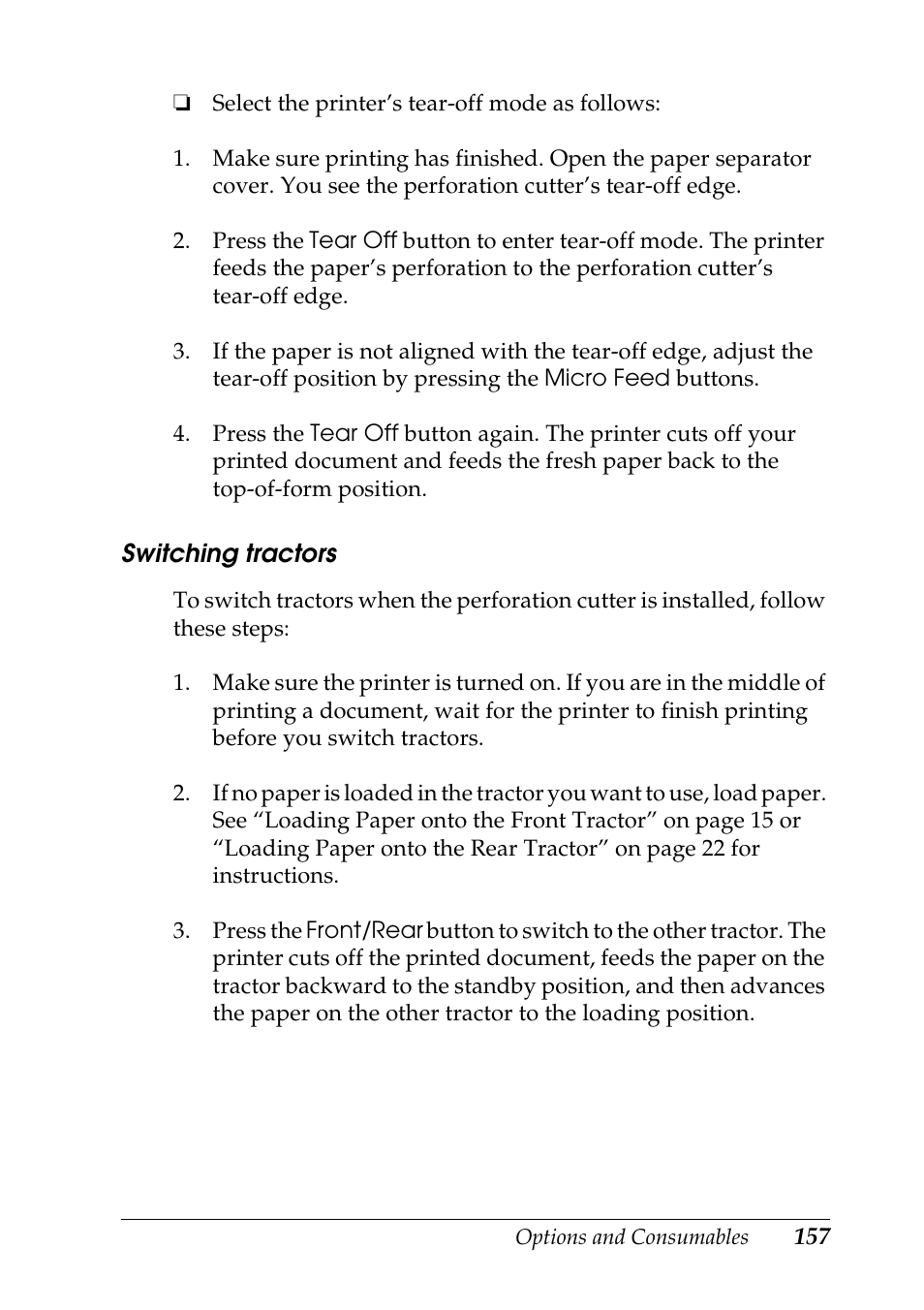 Epson DFX-9000 User Manual | Page 157 / 198