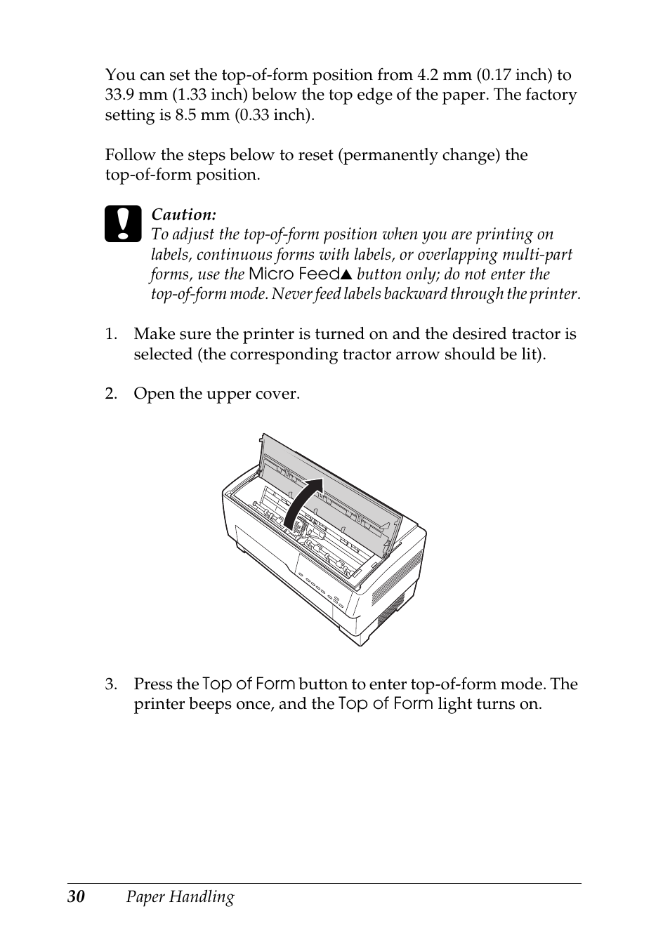 Epson DFX-9000 User Manual | Page 30 / 198