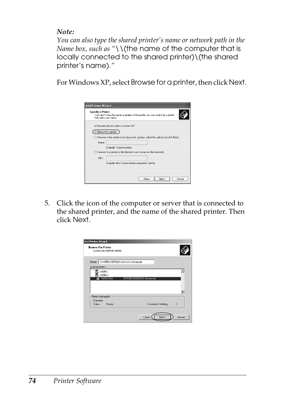 Epson DFX-9000 User Manual | Page 74 / 198