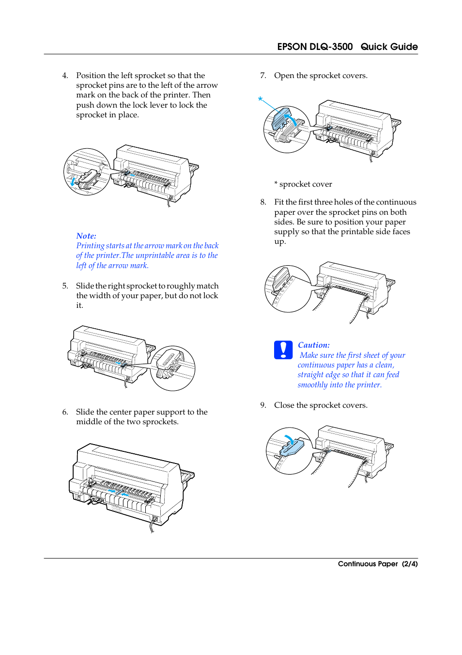 Epson DLQ-3500 User Manual | Page 11 / 31
