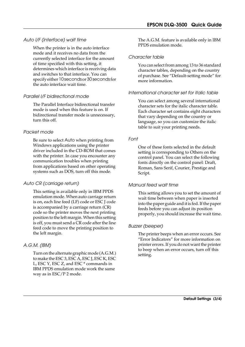 Epson DLQ-3500 User Manual | Page 5 / 31