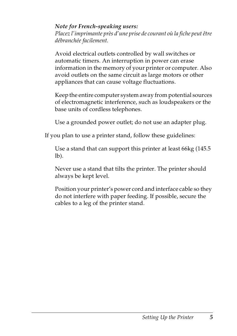 Epson DLQ-3500 User Manual | Page 7 / 30
