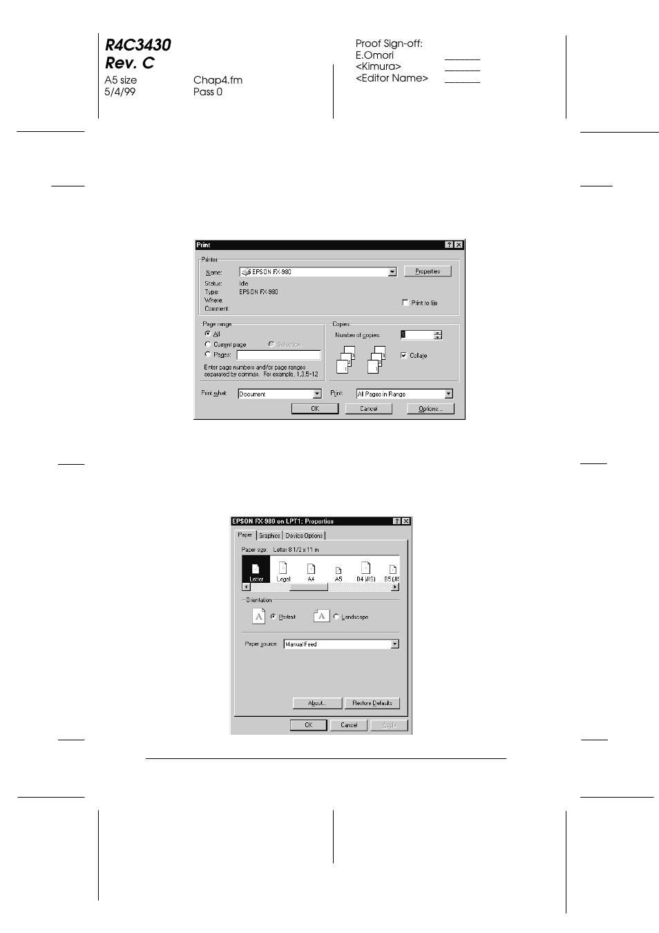 Epson FX-980 User Manual | Page 106 / 233