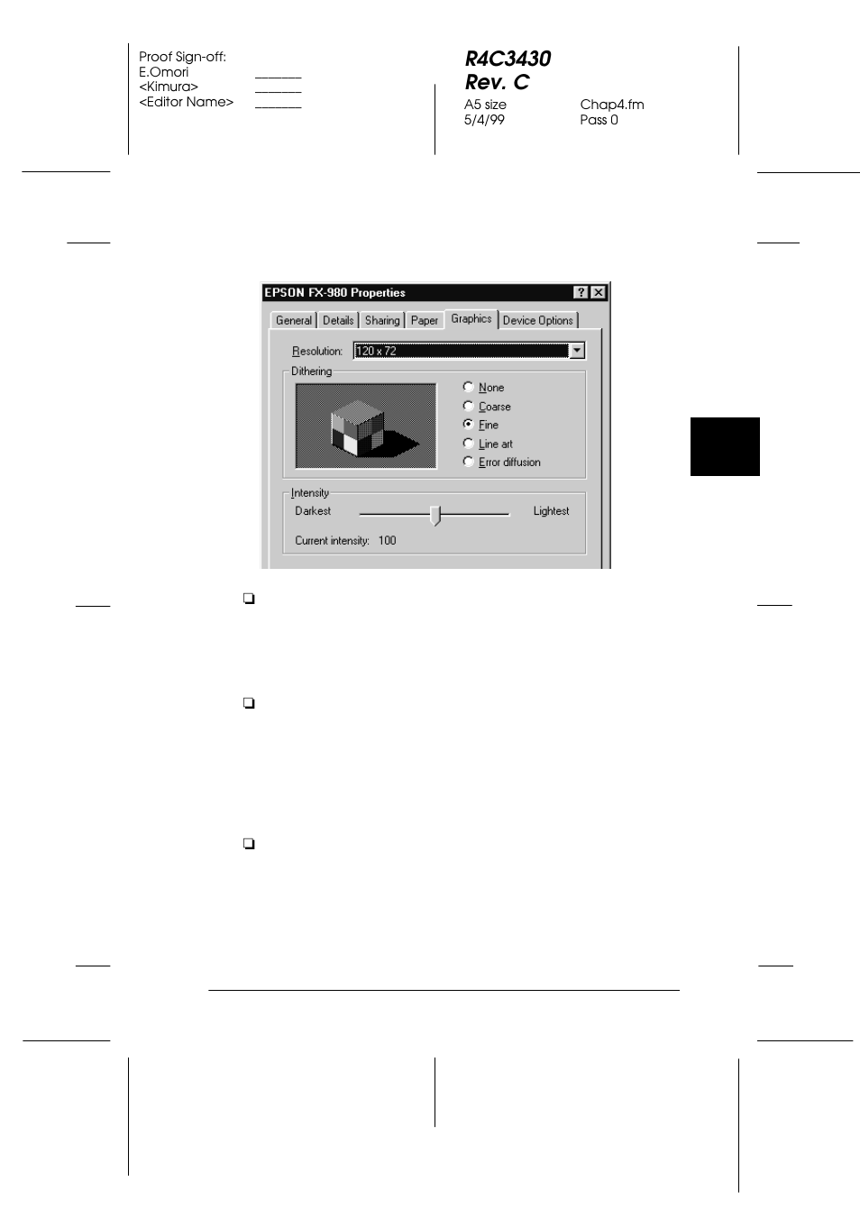 Epson FX-980 User Manual | Page 109 / 233