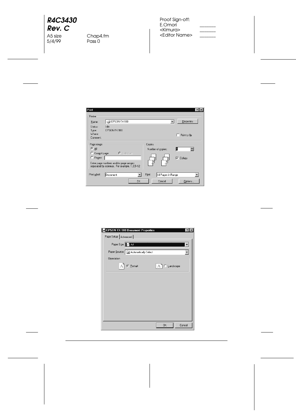 Epson FX-980 User Manual | Page 116 / 233