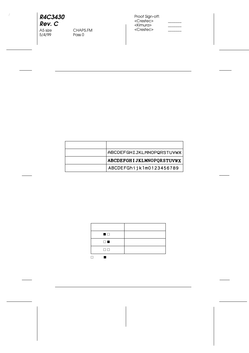 Selecting a built-in font, Selecting a built-in font -2 | Epson FX-980 User Manual | Page 128 / 233