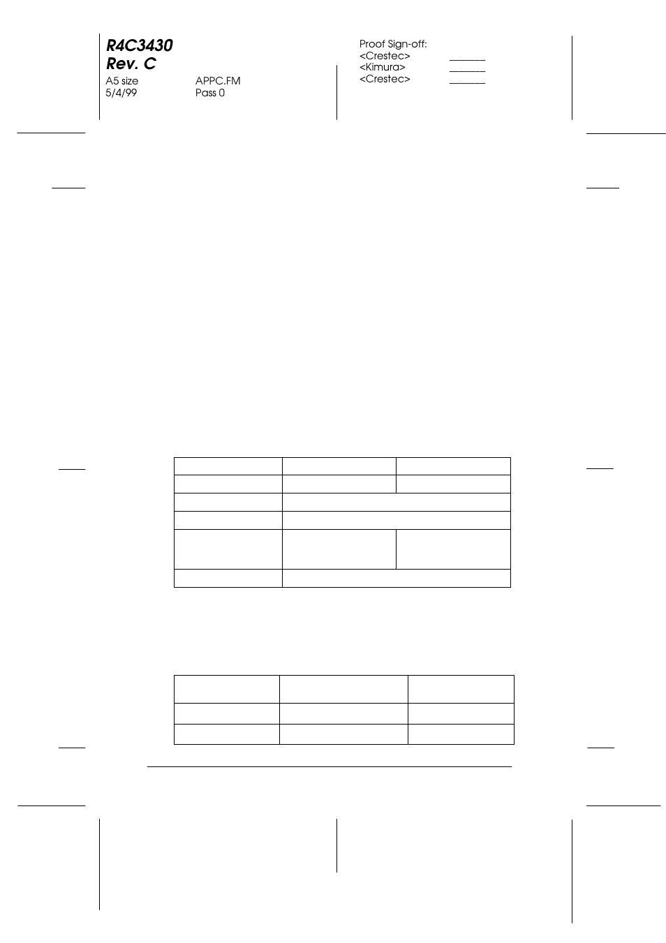 Electrical, Environmental | Epson FX-980 User Manual | Page 198 / 233