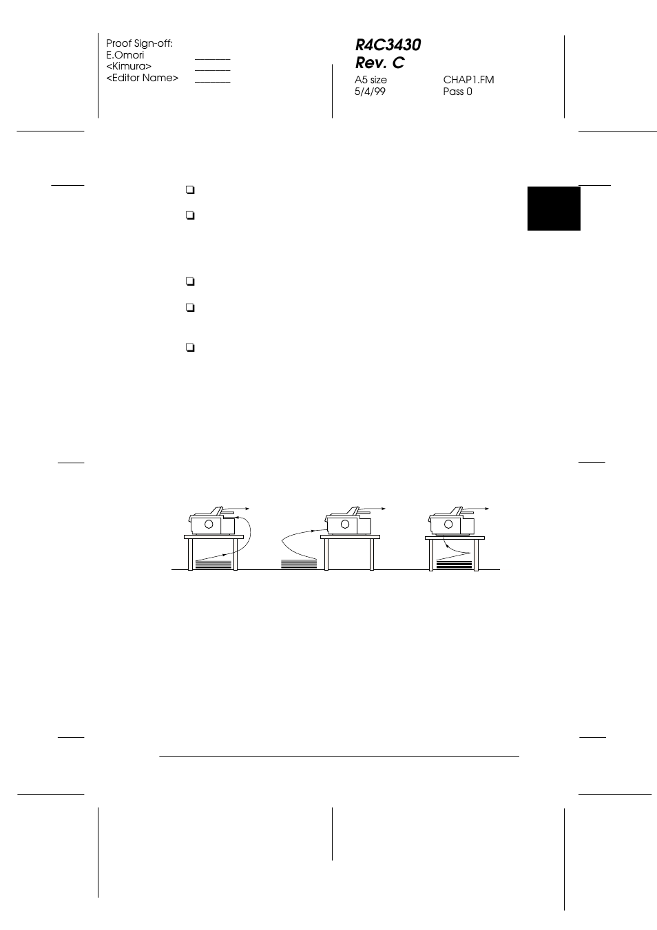 Positioning the continuous paper supply, Positioning the continuous paper supply -5 | Epson FX-980 User Manual | Page 29 / 233