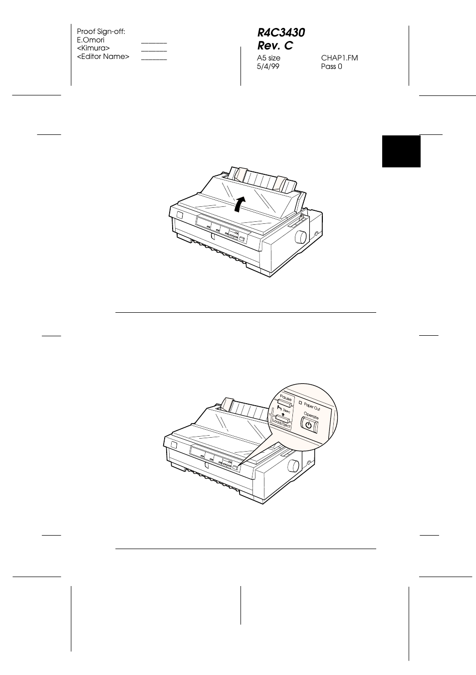 Plugging in the printer, Plugging in the printer -13 | Epson FX-980 User Manual | Page 37 / 233