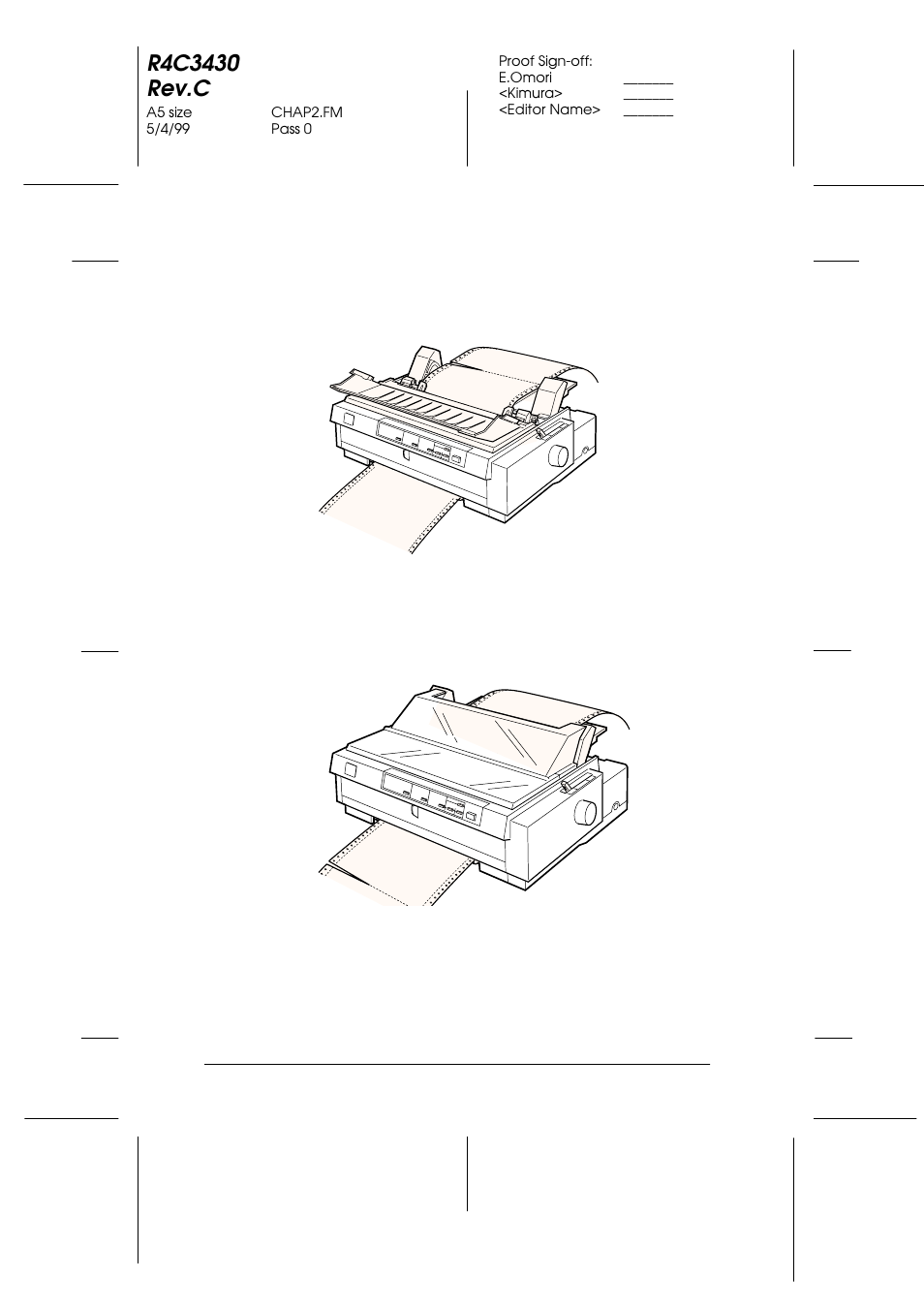 Removing the paper from the pull tractor, Removing the paper from the pull tractor -28 | Epson FX-980 User Manual | Page 74 / 233