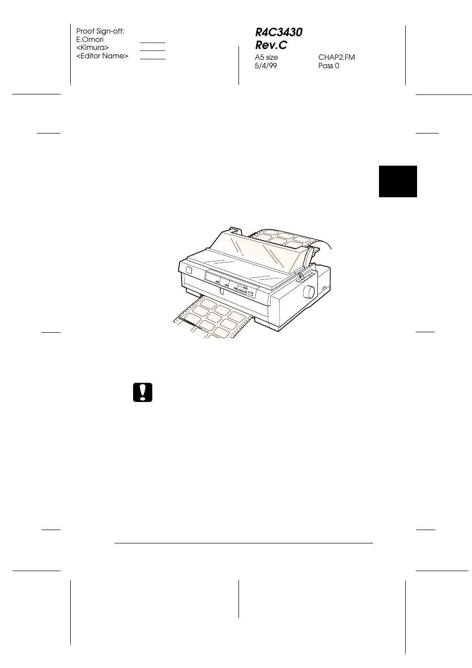 Removing continuous paper with labels, Removing continuous paper with labels -35 | Epson FX-980 User Manual | Page 81 / 233