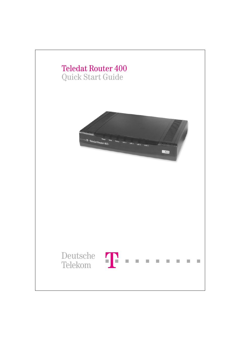 Deutsche Telekom Teledat 400 User Manual | 24 pages