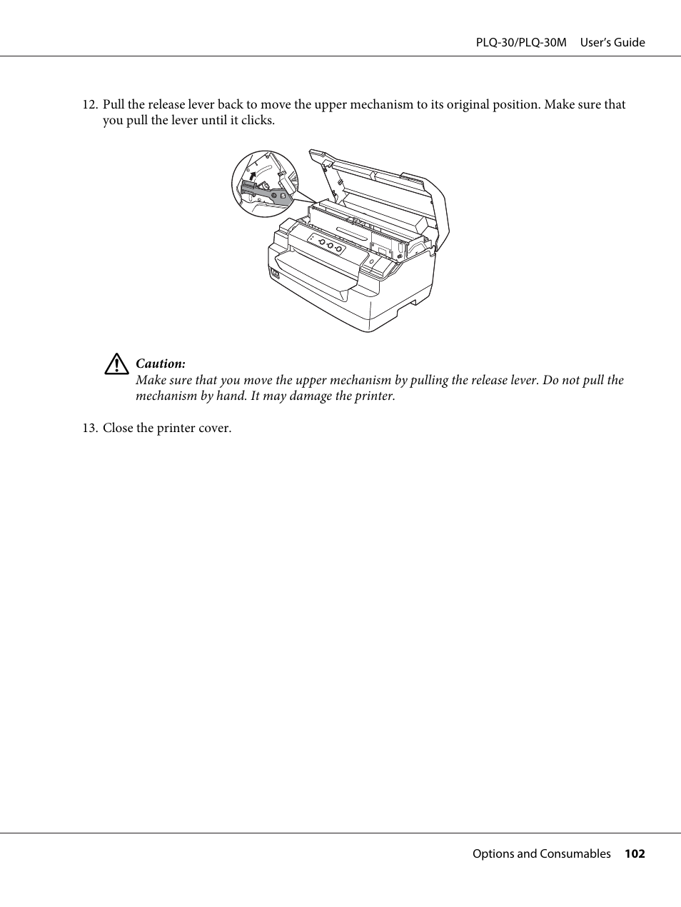 Epson PLQ-30 User Manual | Page 102 / 139