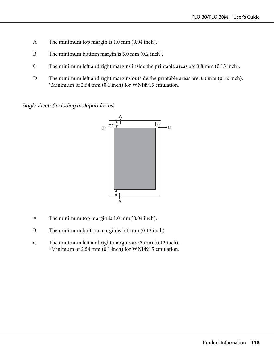 Epson PLQ-30 User Manual | Page 118 / 139