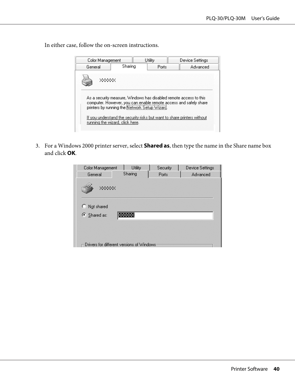 Epson PLQ-30 User Manual | Page 40 / 139