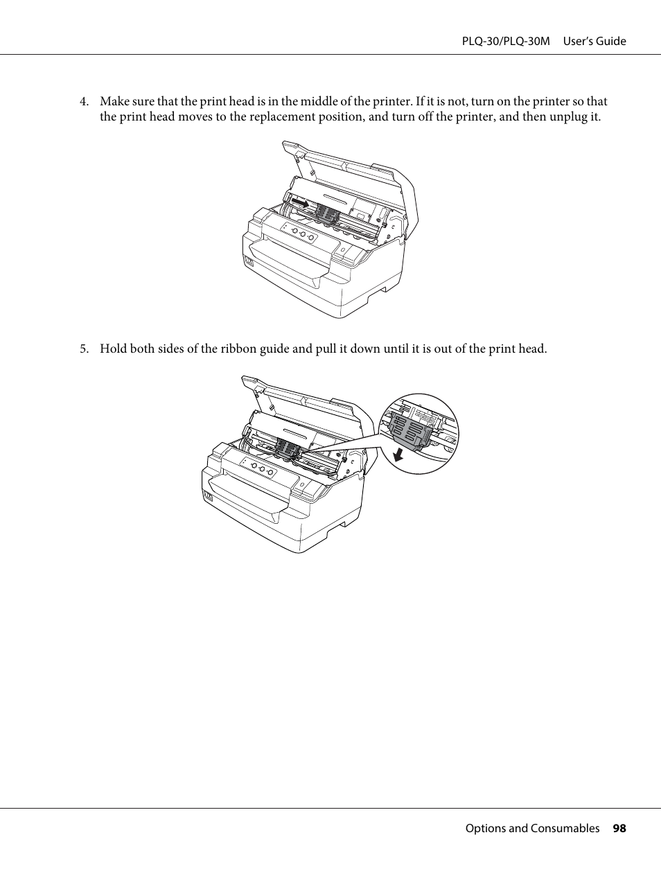 Epson PLQ-30 User Manual | Page 98 / 139