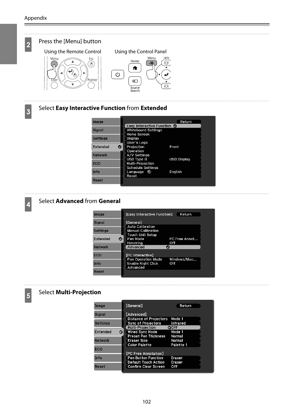 Epson EB-1460Ui User Manual | Page 103 / 353